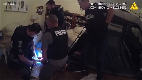 CMPD release video of a man being shot after a domestic violence dispute