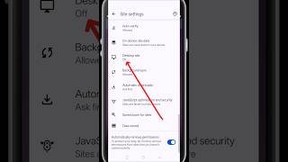 How to enable the desktop mode in chrome browser on mobile !! #shorts #viral #shortvideo #viralvideo