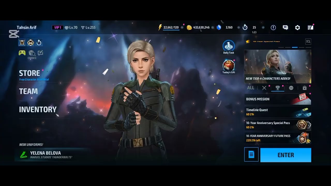10 year university marvel future fight | I am spending 16k crystal 😎