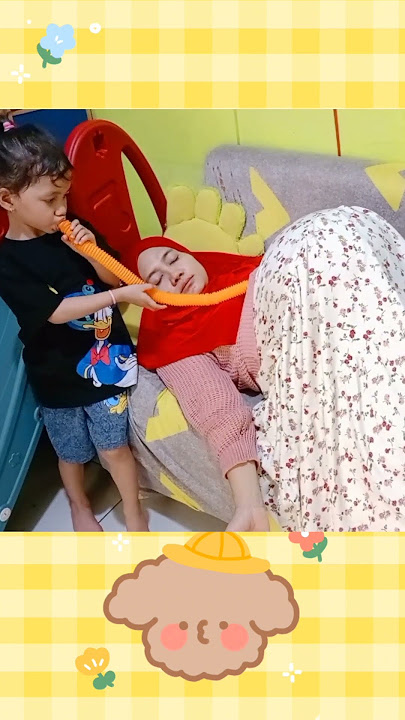 Prank mamah Zeline perutnya ditiup jadi besar kaya hamil 😱 #short  #viralvideo #dramaibuhamil