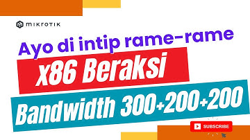 MENOLAK PISAH TRAFIK !!! SEDAPNYA LOAD BALANCE PCC DI MIKROTIK x86 | Tutorial Mikrotik