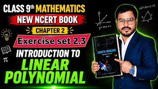 Class 9 ex 2.3 Solution | Introduction To Linear Polynomial solution | GANITA MANJARI Chapter 2