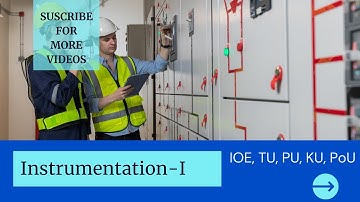 Instrumentation-I || Instrumentation System Chapter1