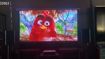 NEWEST | XY Screens Motorized Floor Rising EDL70 with ALR PET Crystal for UST projector