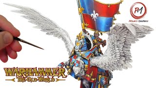 Old World in a New Style | Painting a Bretonnian Standard Bearer on Royal Pegasus | Warhammer