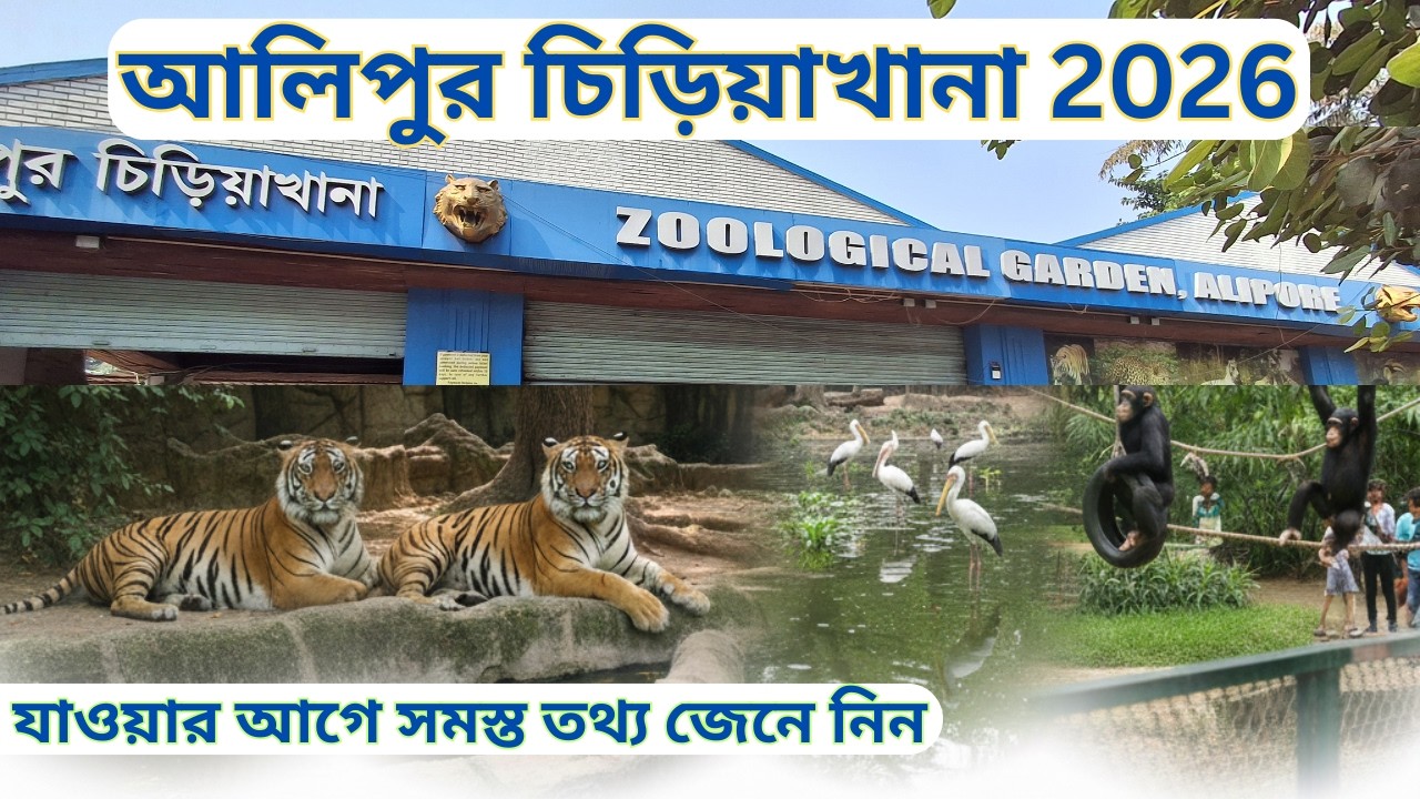 Alipore Zoo Kolkata | one day tour in kolkata | Alipore Zoo| কলকাতা আলিপুর চিড়িয়াখানা 2026 ||