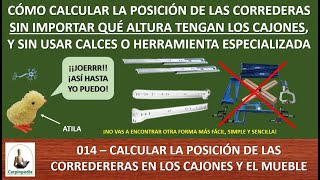 014  ¡Cómo calcular la posición de las correderas sin usar calces ni herramienta especializada!