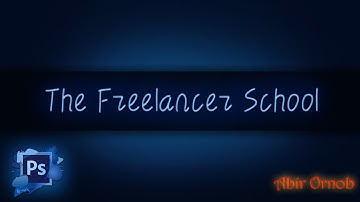 Logo Design – YouTube Brenner Neon Lighting Text Logo in Photoshop CC