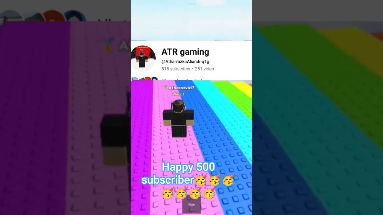 happy 500 subscriber🥳🥳🥳🥳 #roblox #robloxedit #happymoments #fypシ