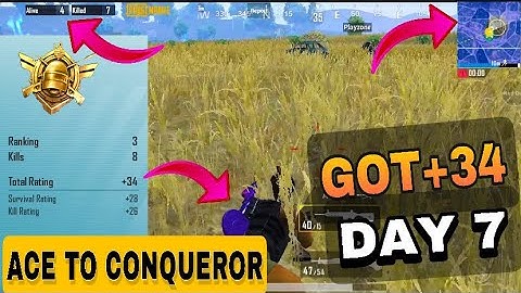 🔥Day - 7 Ace to Solo Conqueror Got +34 - SAMSUNG A3,A5,A7,J2,J5, J7,S5,S6,S7,S9,A10,A20,A30,A50,A70