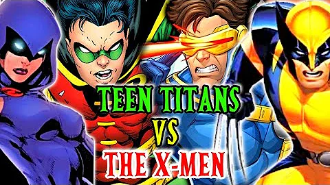 X Men & Teen Titans Join Hands To Combat Darkseid - One Of The Best DC/MARVEL Crossover Of All Time!