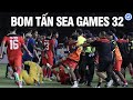 9 thẻ đỏ và màn hỗn chiến nảy lửa chấn động cả thế giới trong trận chung kết SEA Games 32