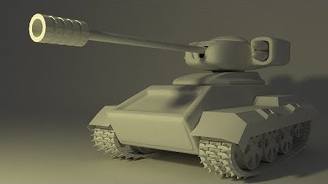 Blender: Modeling a Tank Timelapse part-1