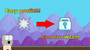 HOW TO EARN WLS FAST!!! | GROWTOPIA SECRET TIPS TO EARN WLS