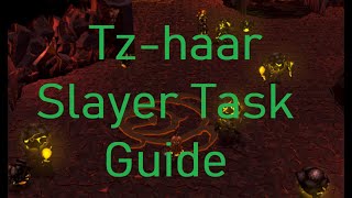 Runescape 3 AFK Tz-Haar Slayer Task Guide + Spawn Location Map