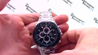 Часы Casio EDIFICE EF-539D-1A [EF-539D-1AVEF] - Видео обзор от PresidentWatches.Ru