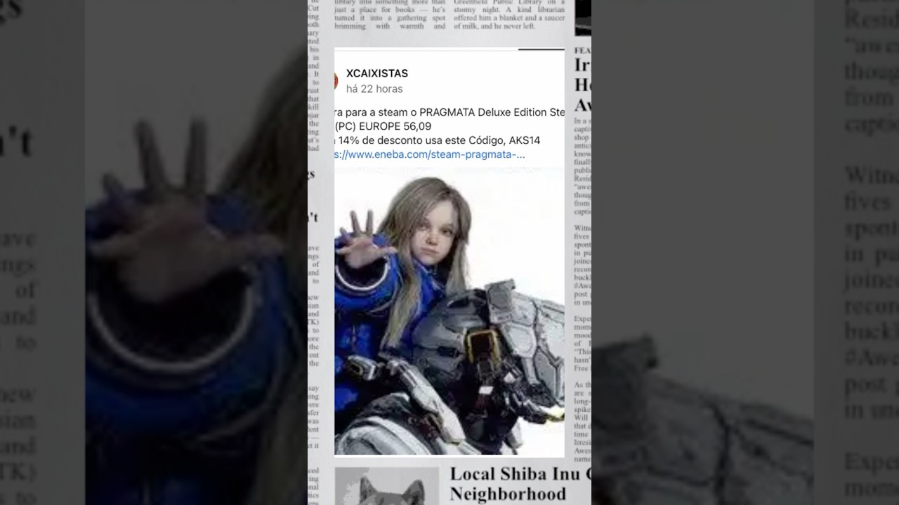 Pragmata Deluxe com para steam em grande promoção!#games #gaming #promoção #steam