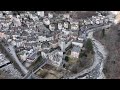 Biella, spari a capodanno: la Pro Loco di Rosazza vista dal drone
