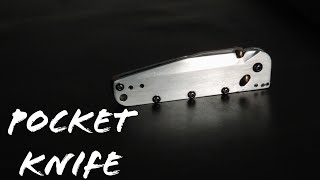 DIY Folding Pocket Knife | Everyday Carry Pocket Knife | Handmade |