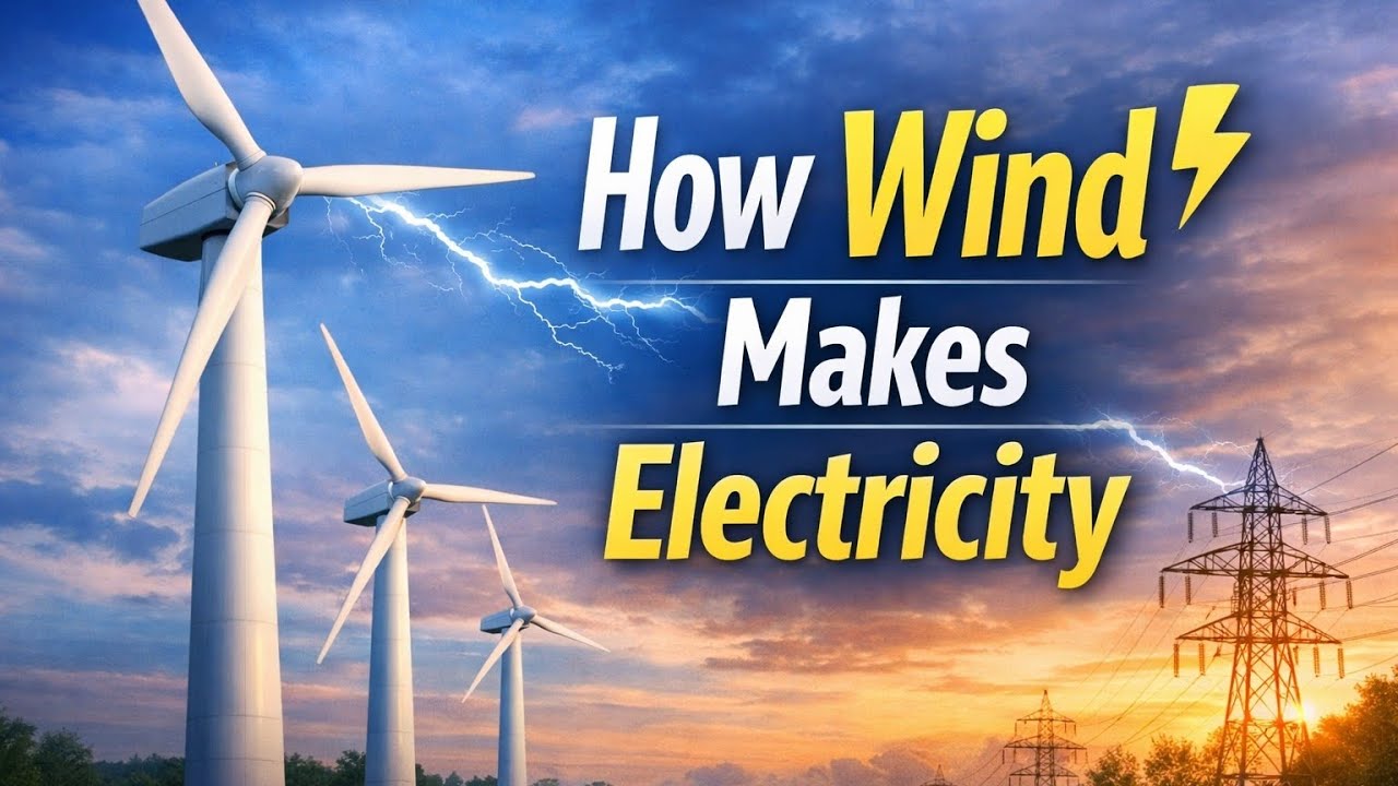 How Wind Is Converted Into Electricity | Simple Explanation - YouTube