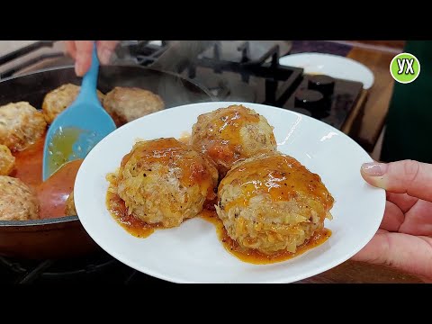 Больше никакого РИСА в фарш! Готовлю так уже много лет - вкуснейшие тефтели в соусе.