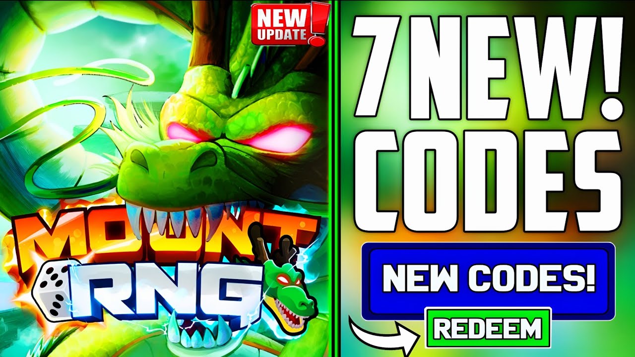 ALL NEW! MOUNT RNG ROBLOX CODES 2025 - MOUNT RNG CODES 2025 [ROBLOX ...