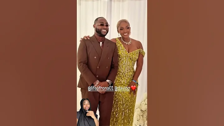 Davido and His Elder Sister Sharon Adeleke Share Sweet Wedding Moment #chivido25 #shorts #davido