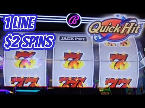 1 Line Machine Quick Hit Slot Play