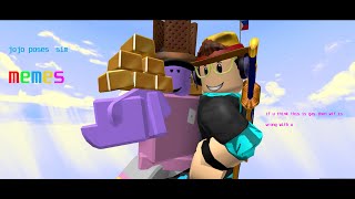 Roblox JoJo Poses Simulator Meme Compilation