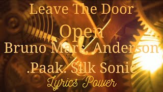 🔶🚪Bruno Mars, Anderson .Paak. Silk Sonic - Leave The Door Open (Lyrics)👑
