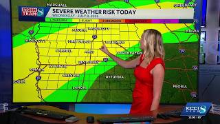 Iowa weather: Heavy rains, strong winds expected Wednesday