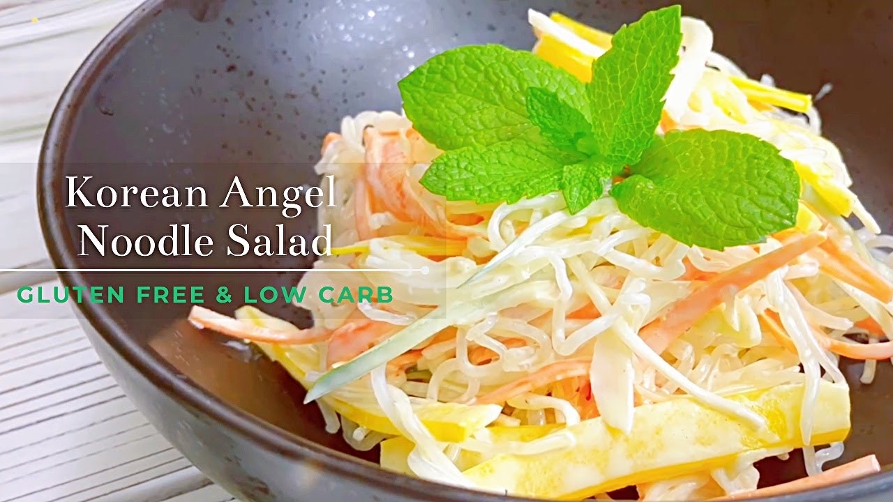 Refreshing & Low Calories Korean Kelp Noodle Salad Recipe Angel