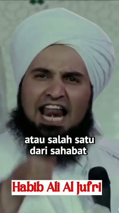 ceramah emosional habib Ali Al Jufri