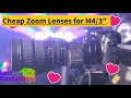 Cheap B4 Zoom Lenses for Micro 4/3" Cameras