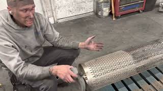 How to polish corrugated stainless exhaust heat shield covers. Evan’s detailing and polishing.