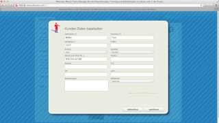 Physiator Physio Tools - Kunden Daten Bearbeiten