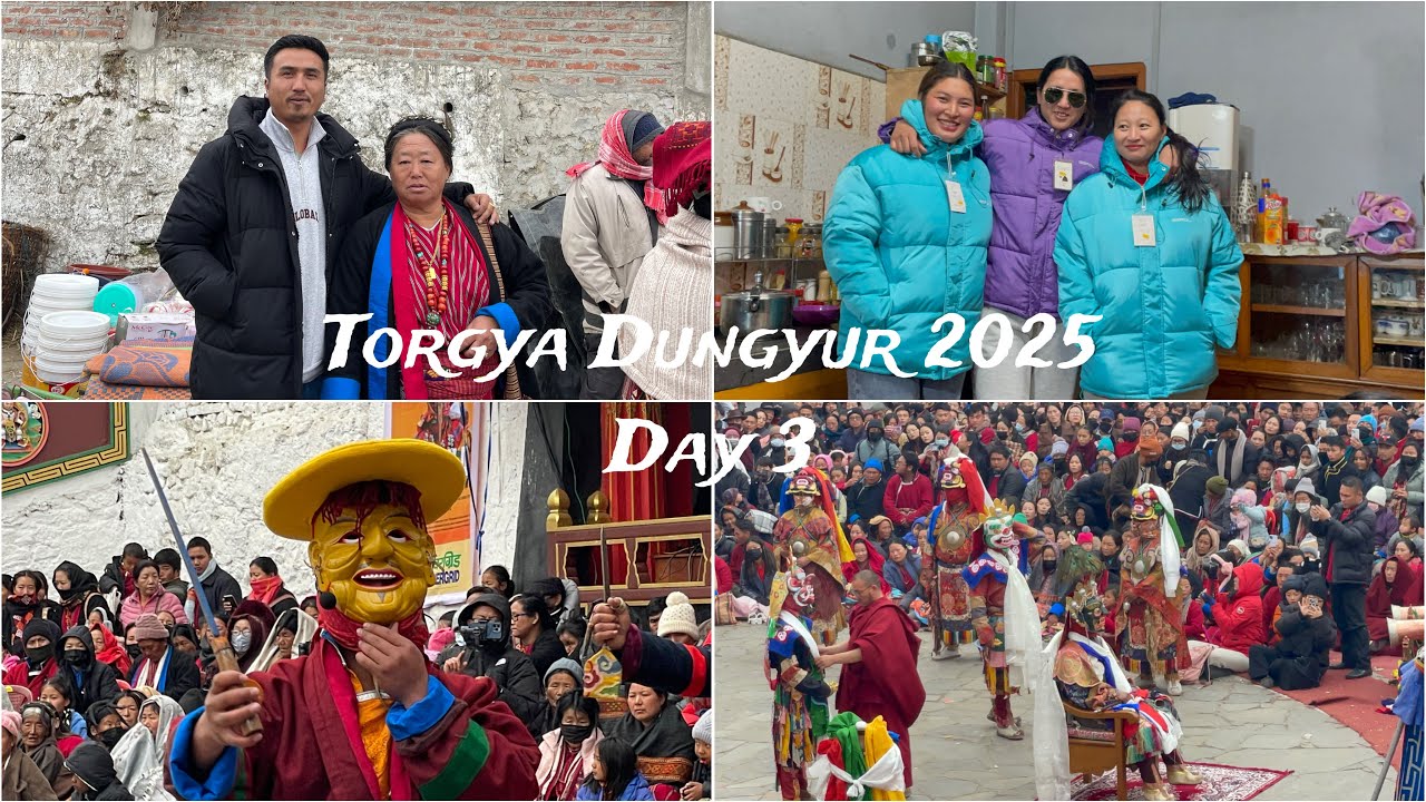 Torgya Dungyur festival Day- 3…. Last day vlog monastery dance and shopping day😅