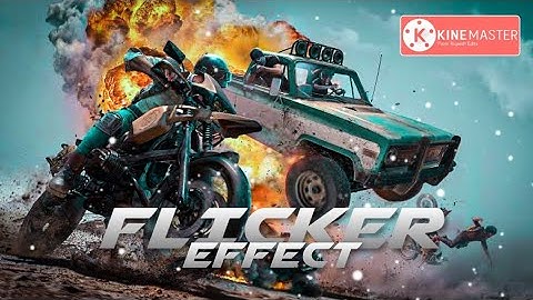 Flicker effect in Crazy pubg video in Kinemaster app 😈