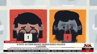 No more silence  No more violence  Together, we can end gender-based violence  #EndGBV #GMN | NTA