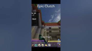 Epic Clutch!  #minecraft #zeqa #clutch