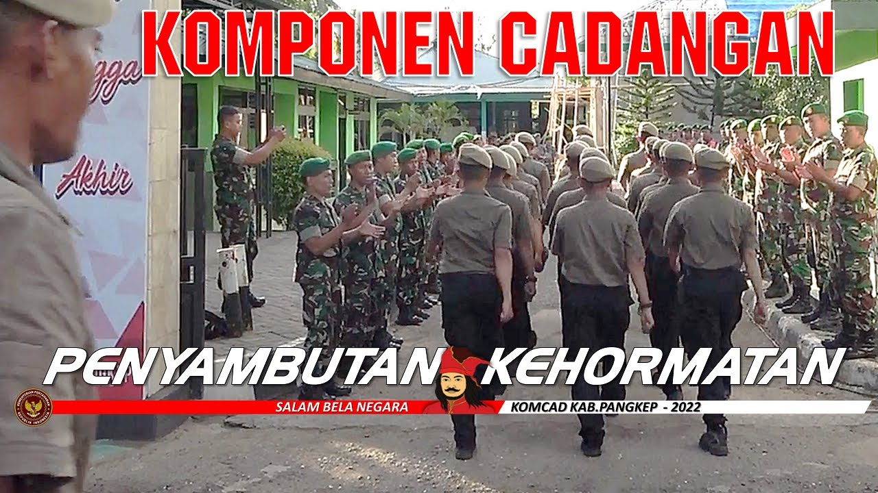 Penyambutan Kehormatan Komcad - Komponen Cadangan dari Pangkep