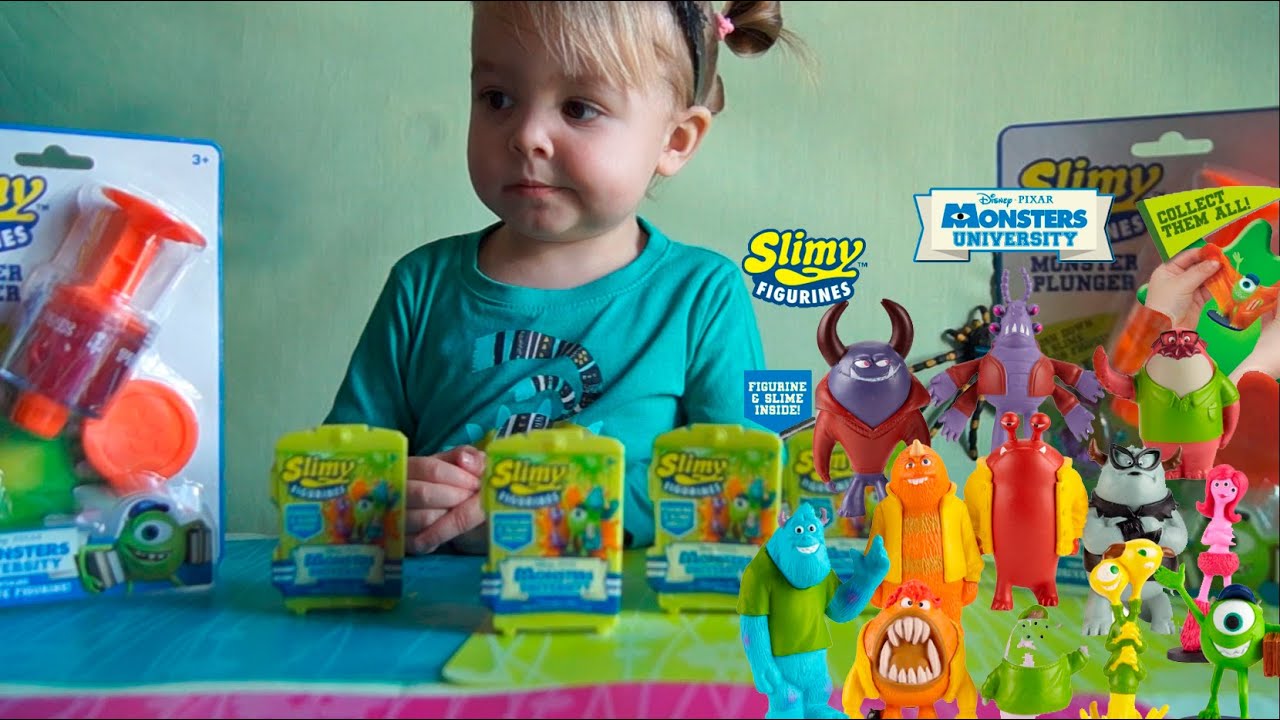 monsters university slimy figurines