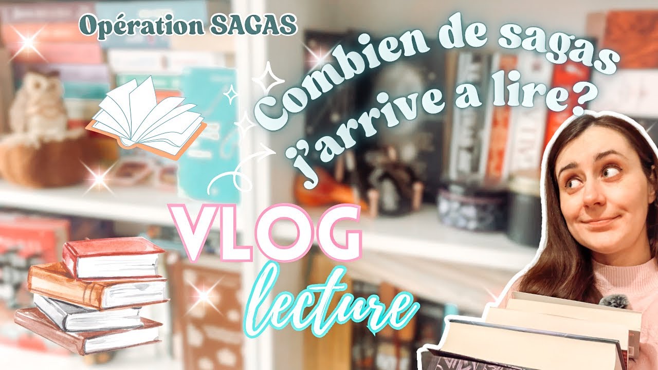 Je dégomme mes sagas 📚 OPERATION SAGAS ep.3 / READING VLOG 📖