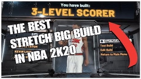 How to make THE BEST STRETCH BIG BUILD in NBA 2K20!