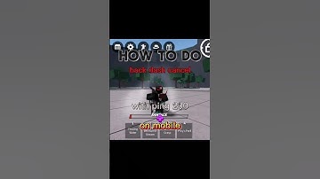 How to do back dash cancel on mobile with ping 200 👀 | the strongest battle ground