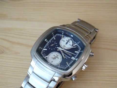 Seiko Watch - Quartz Chronograph Movement with Sweeping Seconds Hand and  Alarm - YouTube