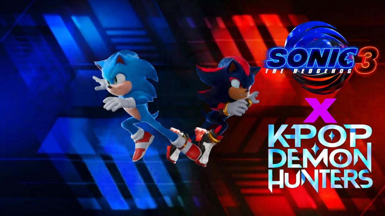 Sonic The Hedgehog 3 Trailer but with Kpop Demon Hunters Trailer Music Sonic The Hedgehog 3 Trailer but with Kpop Demon Hunters Trailer Music