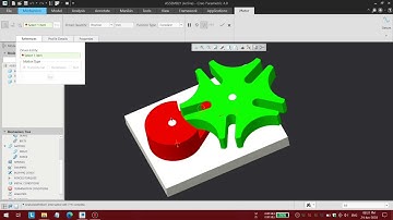 Geneva Mechanism Analysis in PTC CREO