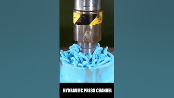 non-newtonian fluid vs. 150 ton hydraulic press #oobleck #satisfying