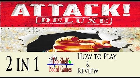 Attack! Deluxe 2 in 1 How to Play and Review